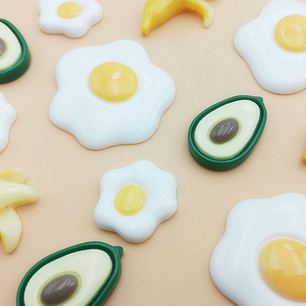 20 Piezas de Huevos Poché Simu - Resin Craft Material reseña y precio